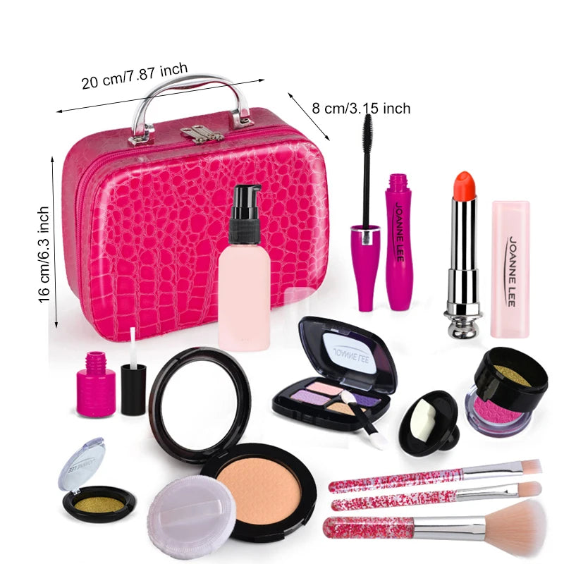 Kids Toys Simulation Cosmetics Set Pretend Makeup Toys Girls Play House Simulation Make up Educational Toys for Girls Fun Game