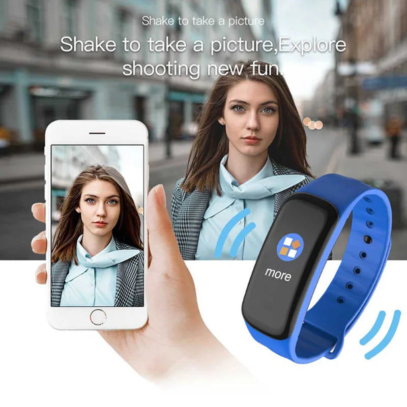 Lenovo C1 Plus Smart Watch Bluetooth Step Counting Sports Bracelet Fitness Tracker Heart Rate Blood Pressure Sleep Men Women