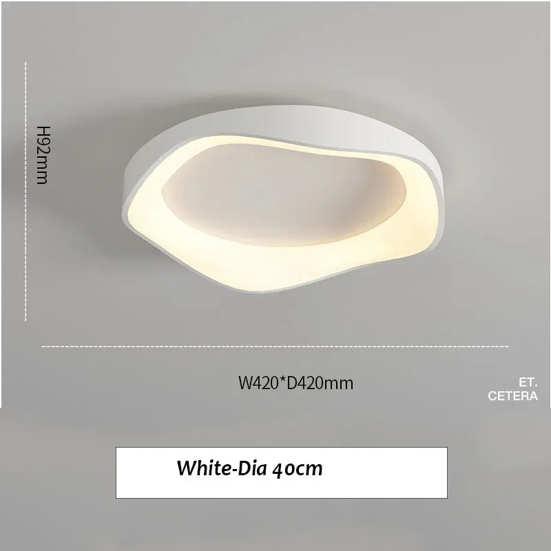 Modern Nordic Led Ceiling Light Square Minimalist Lamps for Kitchen Living Dining  Room Art Home Decoration Chandelier