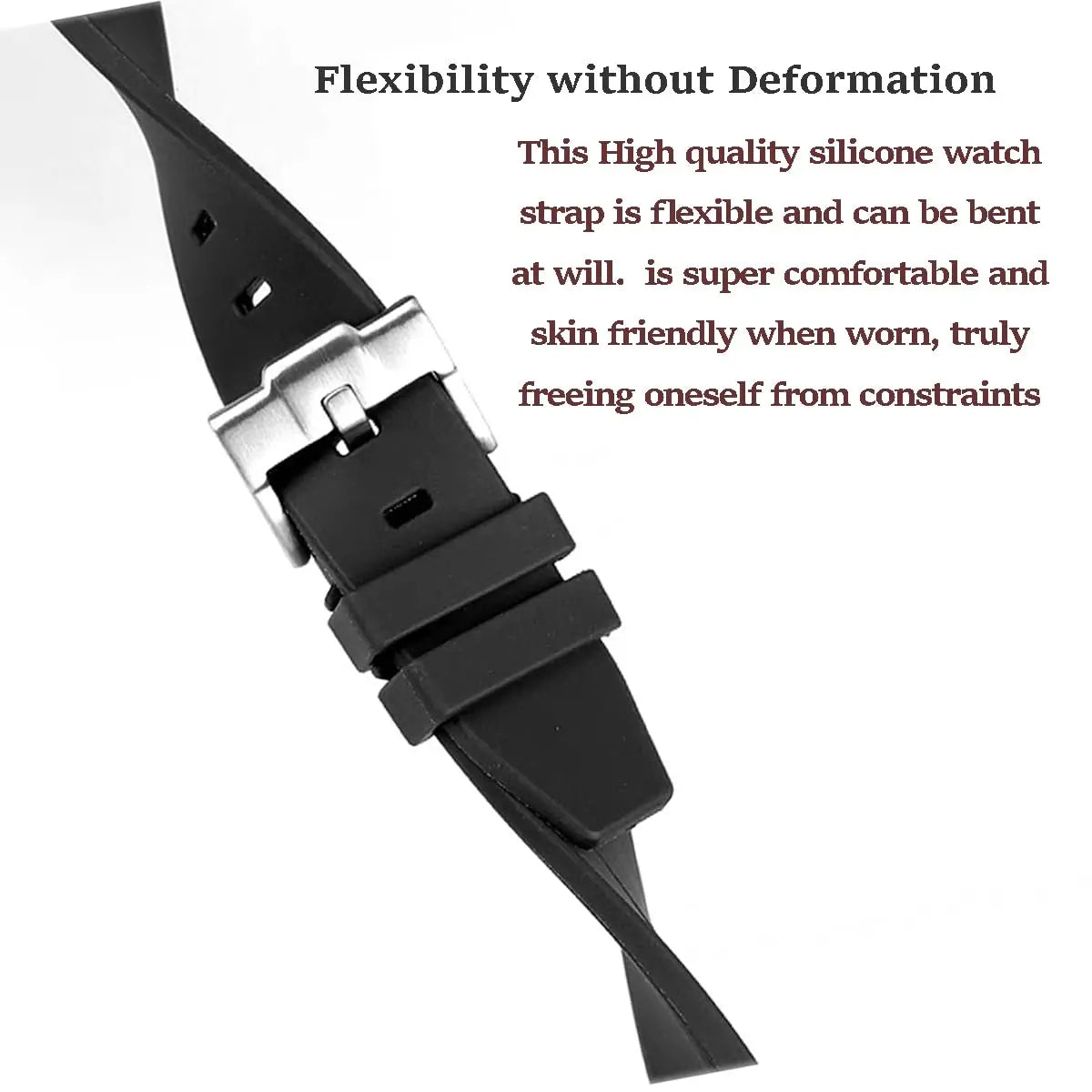 Band for Omega X Swatch Moonswatch Speedmaster 20mm 22mm Universal Curved end No Gap Bracelet for Rolex SEIKO Band For Men Women