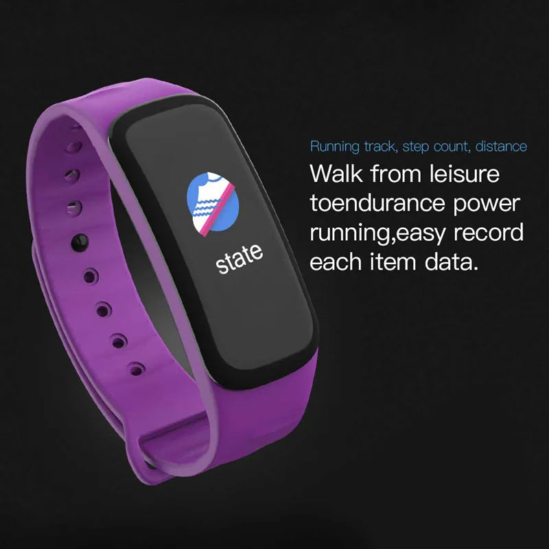 Lenovo C1 Plus Smart Watch Bluetooth Step Counting Sports Bracelet Fitness Tracker Heart Rate Blood Pressure Sleep Men Women