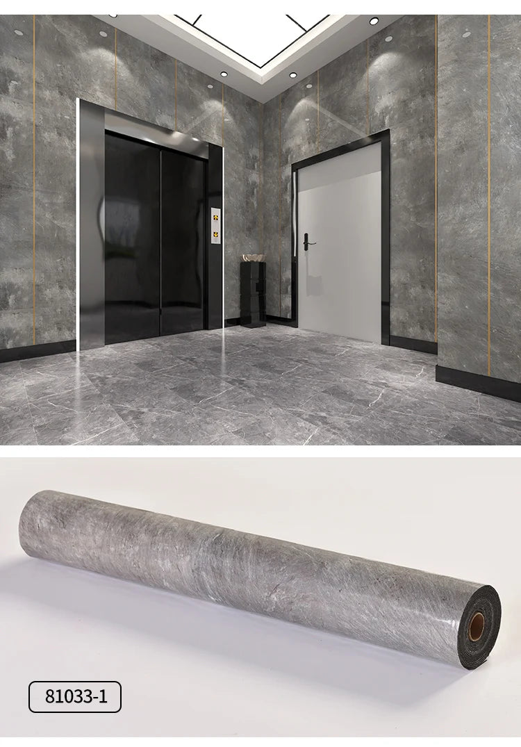 Vinyl Flooring Roll 15.7"W X 118"L/ 12.9 Sq.Ft, Peel and Stick Wall Tiles Vinyl Plank Flooring for Any Room, Easy DIY