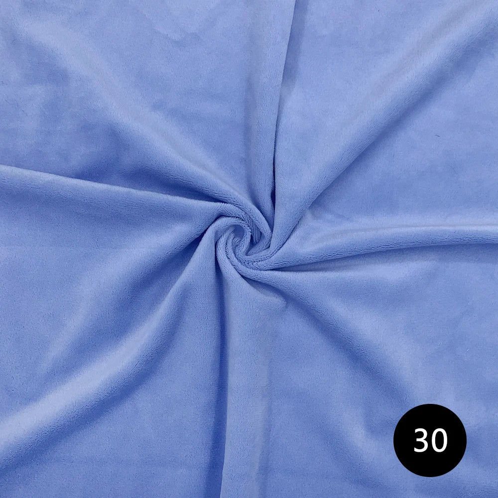 1.5mm Super Soft Short Plush Fabric Thick Crystal Super Soft Flannel Plush Toy Handmade Diy Fabric 45x50cm