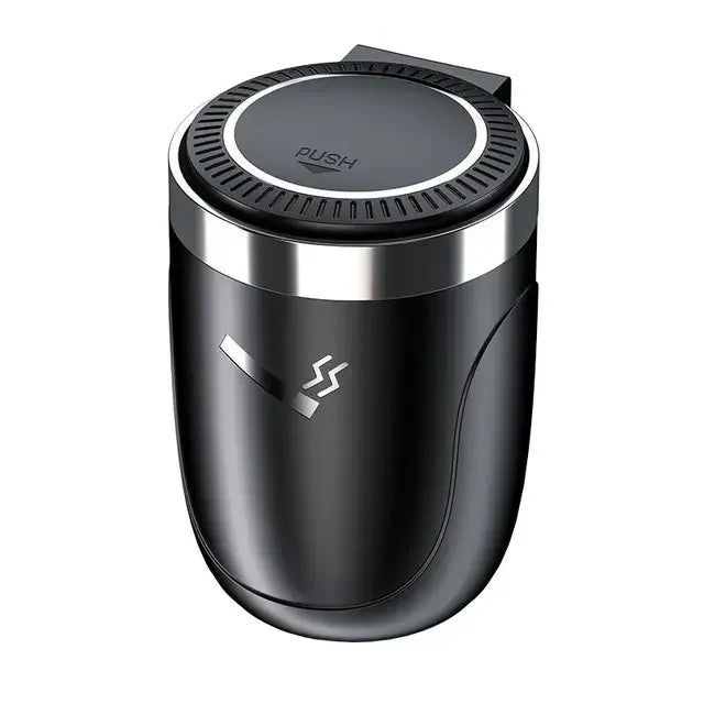 1PCS Portable LED Smoke Car Ashtray Cigarette Ash Holds Cup Automatic Light Indicator Ashtray Car Cup Holder
