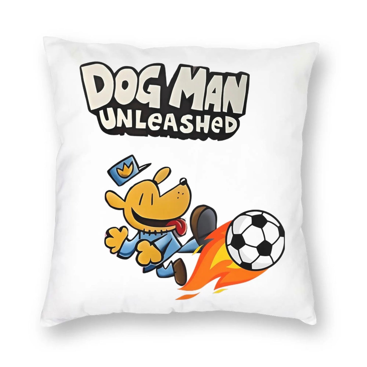 DogMan Petey the Cat x Dog Man Pillowcase Double-sided Printing Fabric Cushion Cover Decor  Pillow Case Cover Bed Zipper 40*40cm