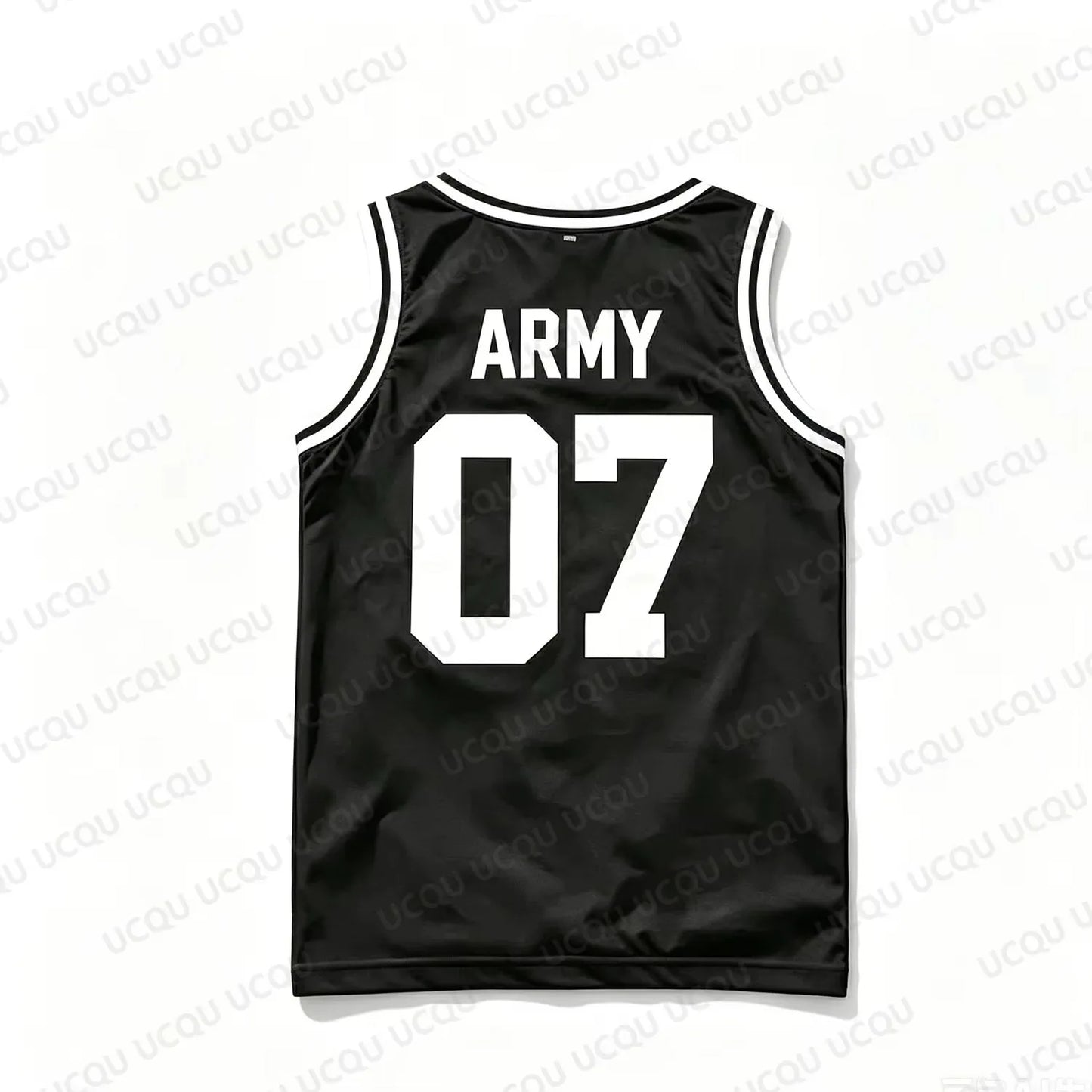 Members Number Basketball Tank Top Black White Striped Mesh Sleeveless Vest Kpop Army Concert Oversized Fan Sports Jersey