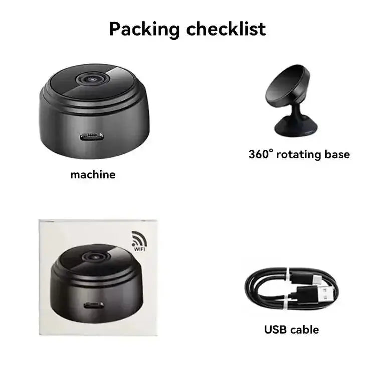 A9 WiFi Mini Camera Recorder Security MonitoringWireless Video Mini Camera Recorder Voice CameraSmart Home For Infants And P