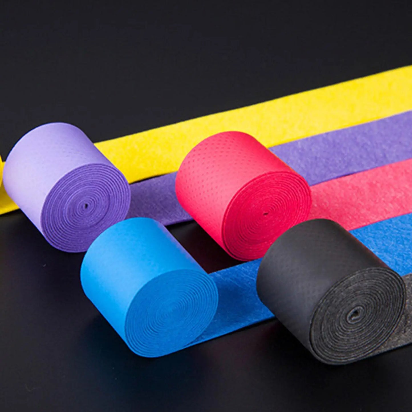3PCS Tennis Racket Grip Tape PU Absorbent Tennis Racket Badminton Grip Tape Anti Slip Tennis Accessories