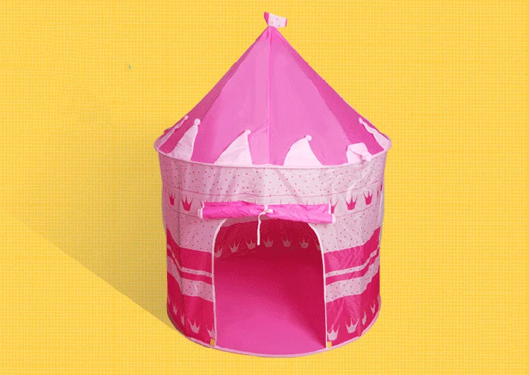 135CM Portable Kids Tent Toys Folding Tents Baby Play House Boys Girls New Cartoon Castle Children Room Decor