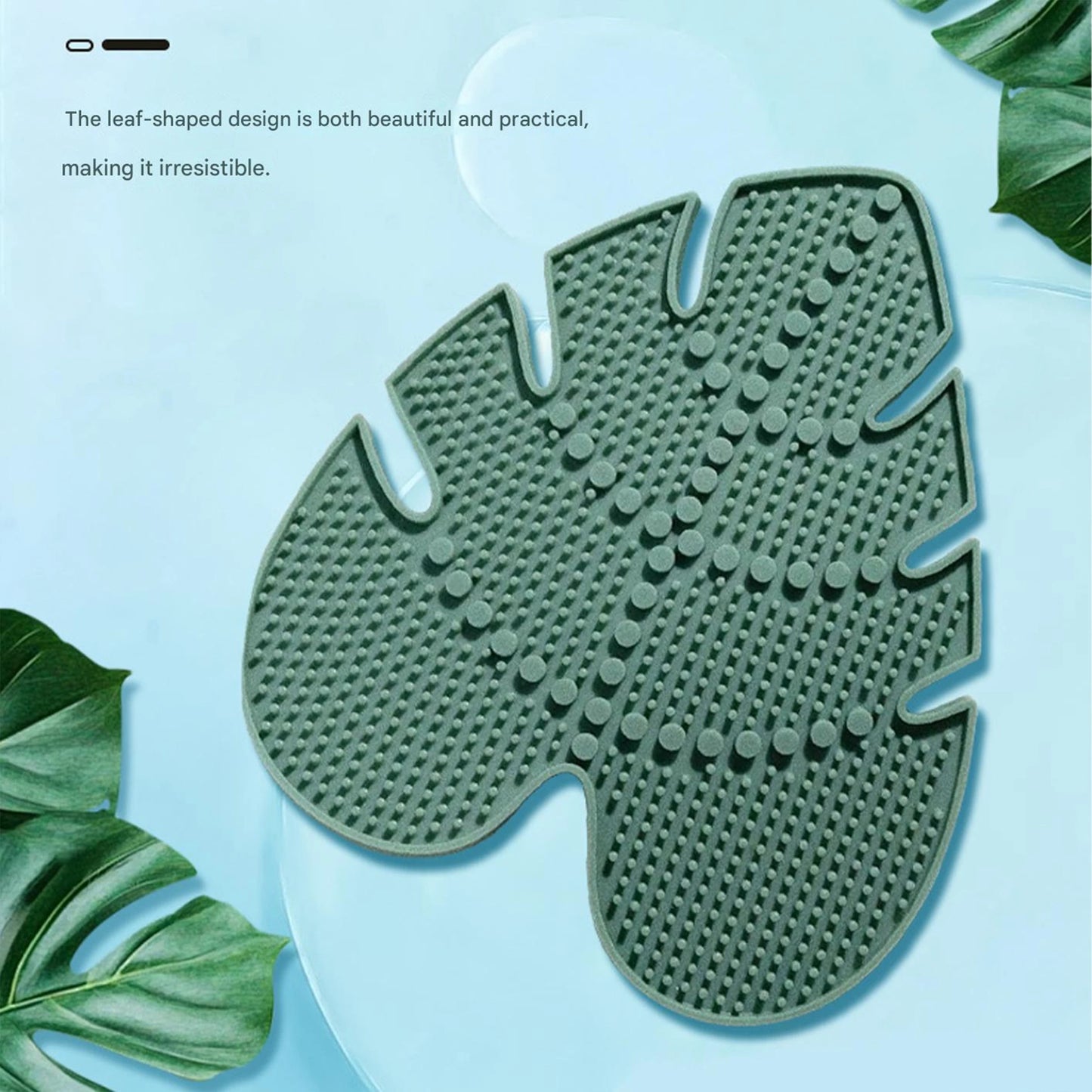 Silicone makeup brush cleaning pad with suction cup, a makeup brush cleaning tool suitable for brushes and powder puffs.