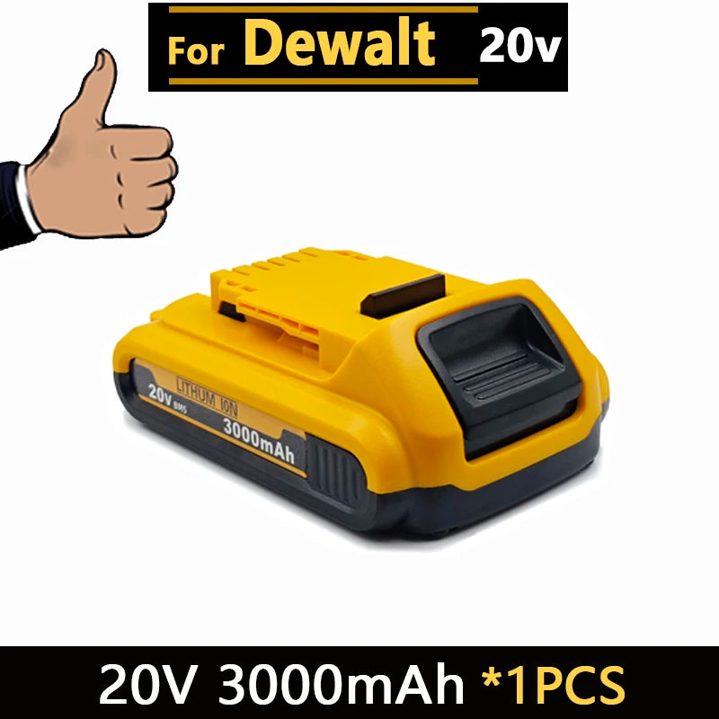 New High-power For DEWALT 20v/60V battery DCB200 DCB205 DCB206  * power tool 18V battery 3AH 8AH 12AH 18AH batteries  DCD805