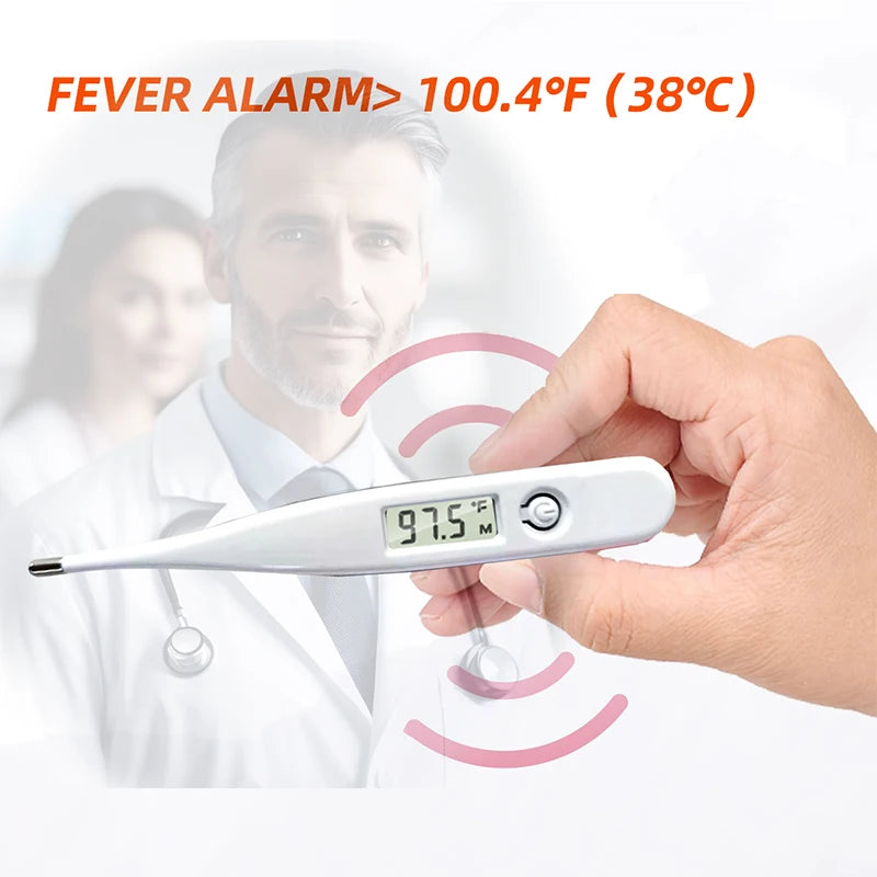 Household Thermometer Baby Adult Medical Ear Thermometer Digital Thermometer Fever Thermometer Pulse Oximeter Finger Medical