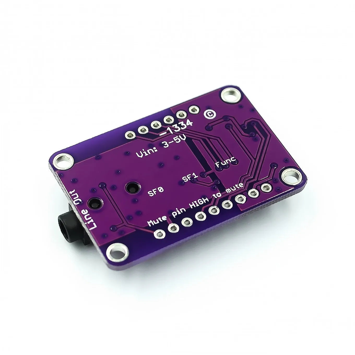 CJMCU-1334 DAC Module CJMCU-1334 UDA1334A I2S DAC Audio Stereo Decoder Module Board For Arduino 3.3V - 5V