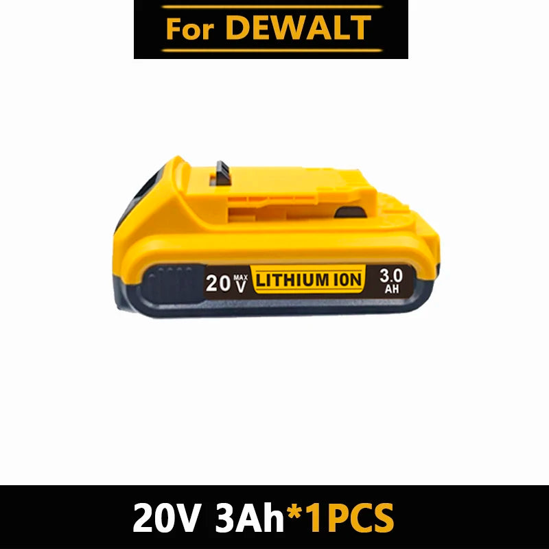.Original for DEWALT 20v/60V battery DCB606 DCB609 DCB182 DCB205 DCB206 DCB209 power tool 18V battery 6AH 9AH battery.