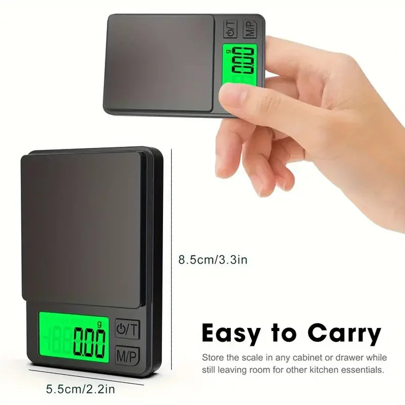 For Digital Weighing, Food and Jewelry, Kitchen Scale, High-precision Small Electronic Scale Precision Scale with Backlit LCD