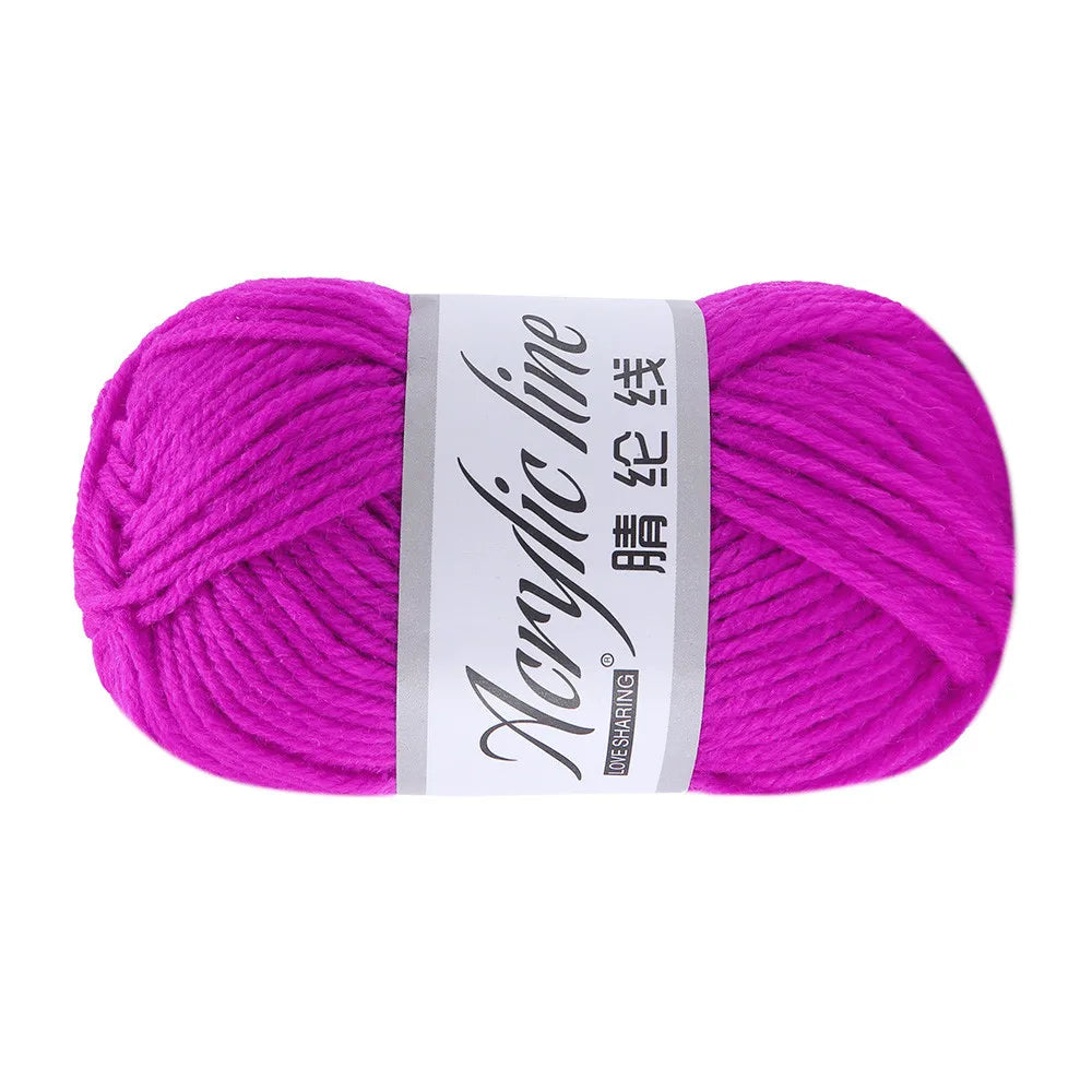 50g Chunky Wool Roving Scarf Knit Wool Yarn Thickness Warm Hat Household Children Scarf Hat Soft Thick Crochet Thread