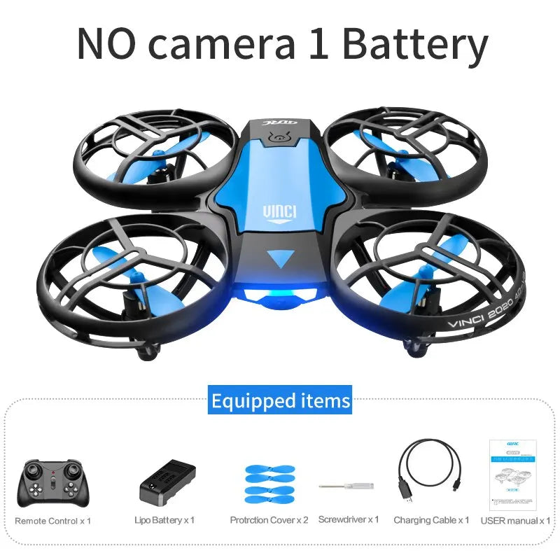 V8 New Mini Drone 4K Professional HD 1080P Wide Angle Camera WiFi FPV RC Drone Height Keep Drones Helicopter Kids Toys 4DRC