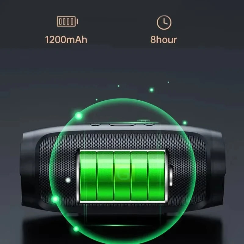Lenovo TF USB Bluetooth Speaker Portable Dual Speaker Stereo Outdoor Playback FM Voice Broadcasting Subwoofer Wireless Speakers