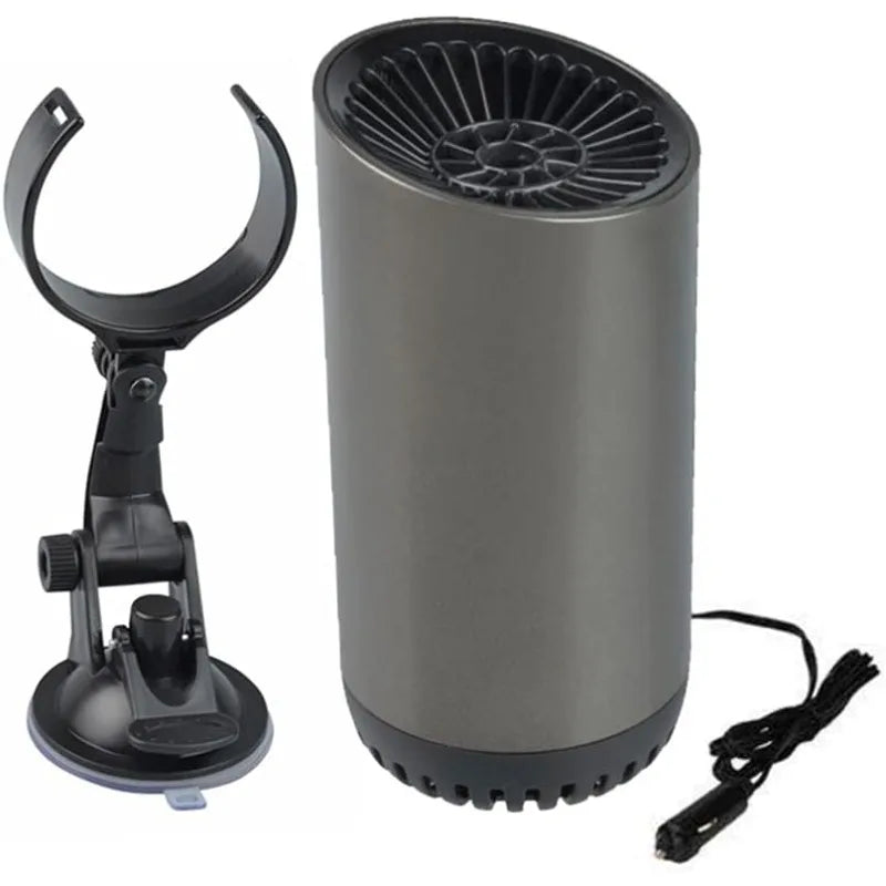 12V Car Heater Fan 2in1 Electric Dryer Heating Defogger Windshield Defroster Anti Fog Fan for Car Truck Vehicle Heating System