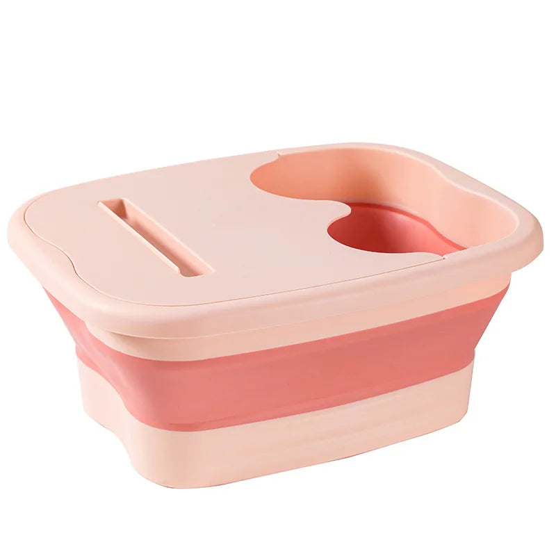 Foldable Footbath Massage Bucket Soaking Bucket Folding Basin Bucket Household Sauna Bathtub Pedicure Bathroom Suppliess