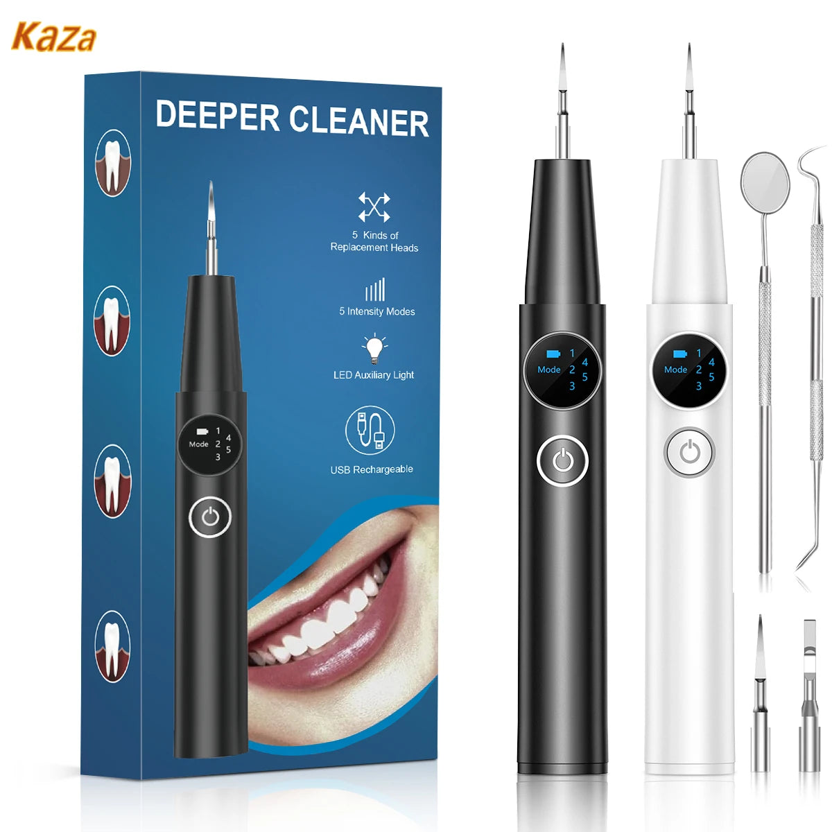 Electric Dental Tartar Remover Ultra Sonic Dental Calculus Remover Plaque Removal for Teeth Dental Scaler Tartar Eliminatorr