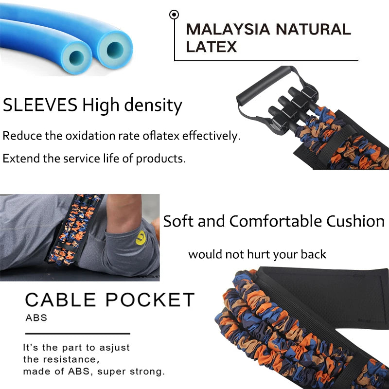 Adjustable Bench Press Band with Bar Chest Builder Workout Equipment Upgraded Push Up Resistance Bands Home Gym Travel Training