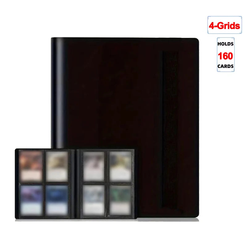 1Pc Card Binder 160/360/480 Trading Card Holder Book PP Cover Binder For Cards Durable Side Loading Card Book With Gaming Cards