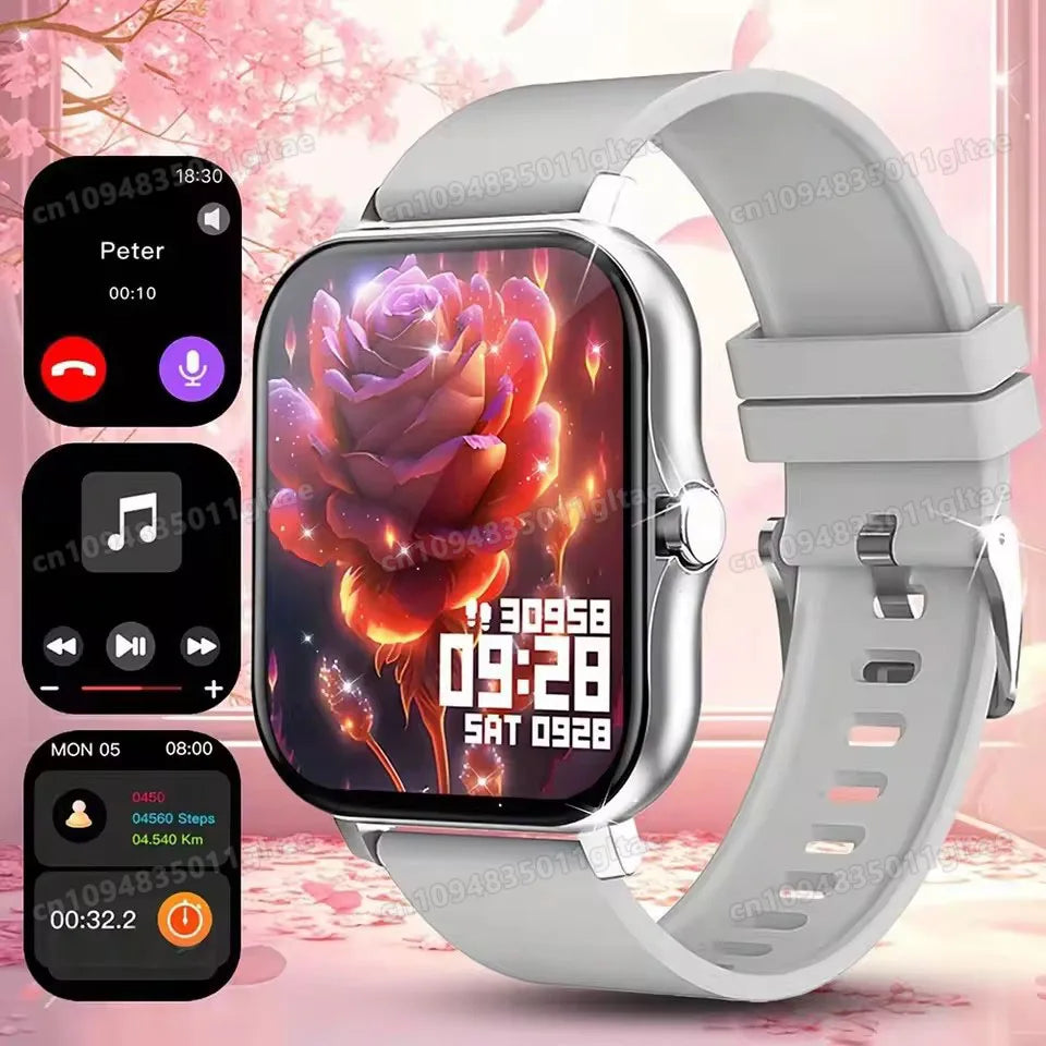 New Smartwatch BT Call Health&Sleep Monitoring 1.80''HD Screen Kids Smart Watch Waterproof Fashoin Sports Bracelet For Women Men