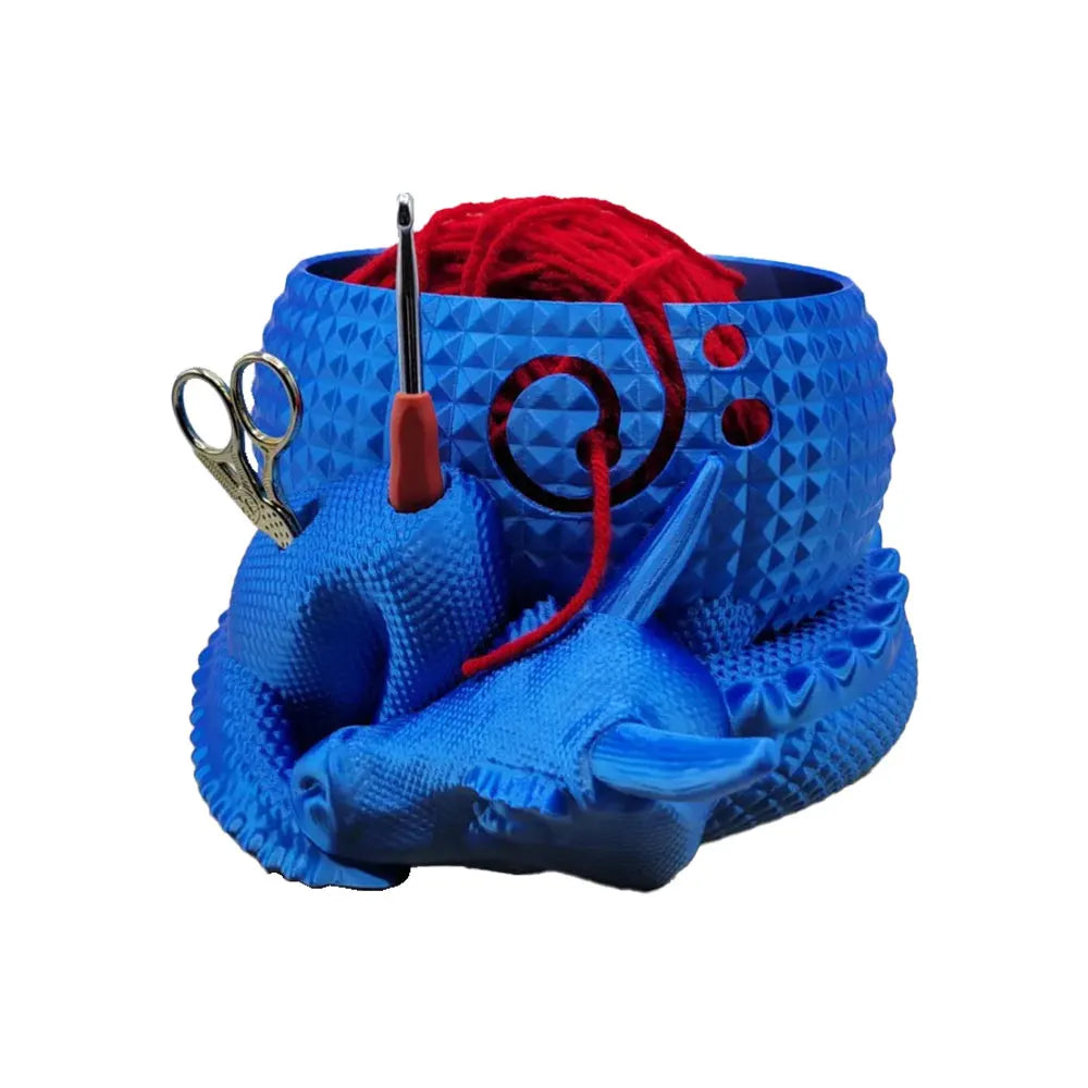 Crochet Bowl Knitting Yarn Storage Holder Dragon Egg Yarn Bowl Yarn Storage Organizer Crochet Yarn Holder Yarn Organizer