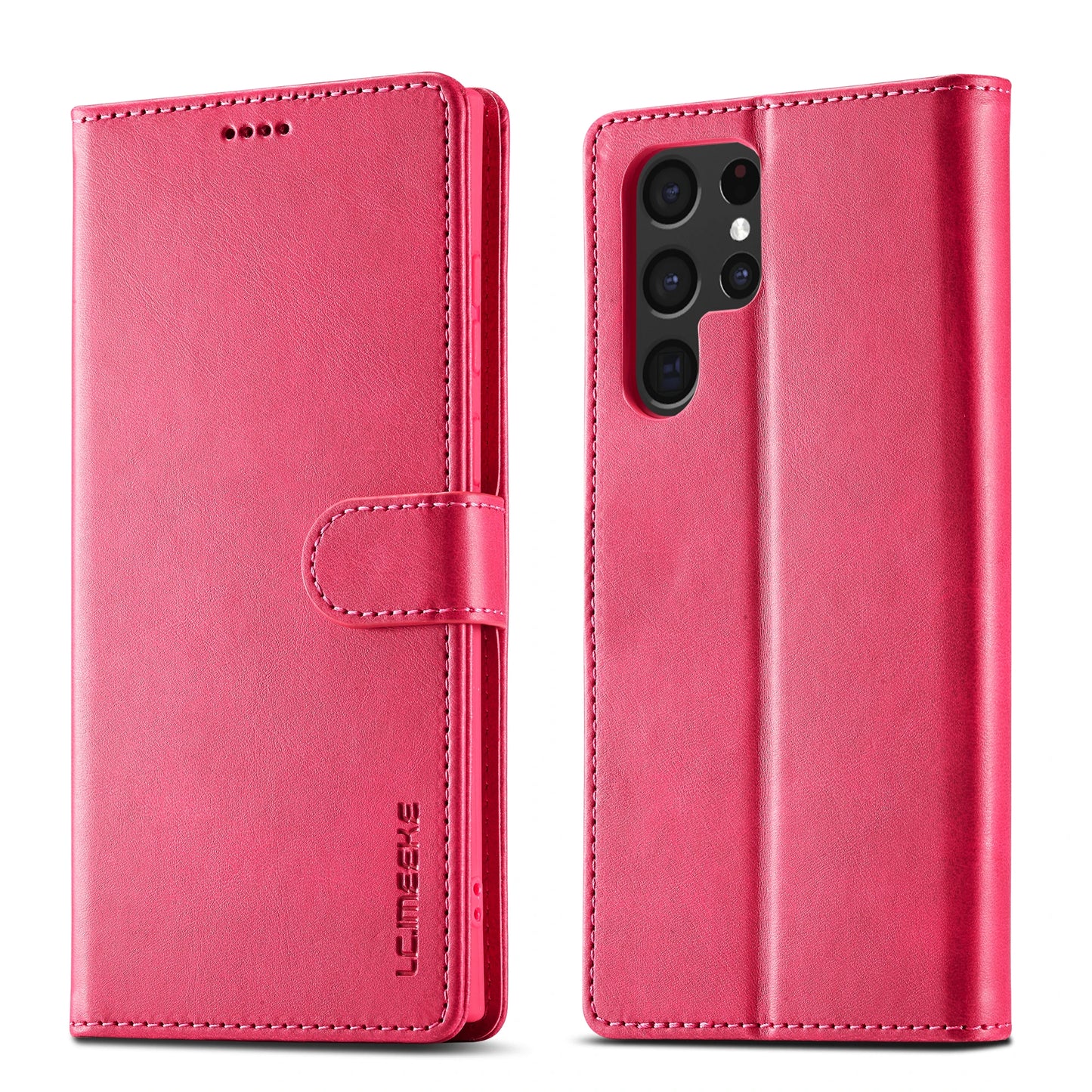 Business Leather Case for Samsung Galaxy S26 S25 Ultra S24 S23 FE S22 S21 S20 S10 Plus Note 20 + Flip Wallet Card Holder Cover