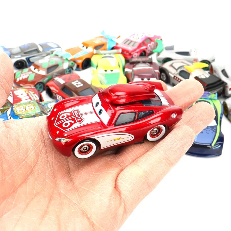 Disney Cars toy Christmas McQueen ROUTE 66 McQueen Champion McQueen Racing car 1:55 Diecast Alloy car Model Boy's Christmas gift
