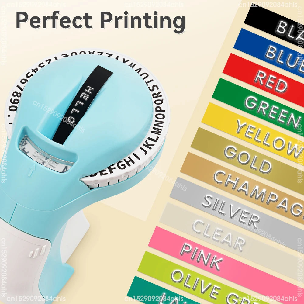 B90 Manual Typewriter Adhesive Sticker Machine B90 Printer Similar as Dymo 12965 Motex E101 Label Maker B90 Handheld Labeller
