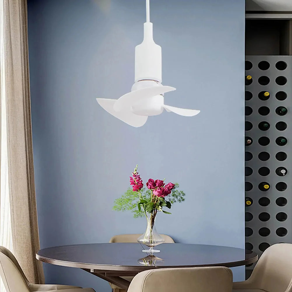 Indoor Ceiling Fan With E27 Screw Base And Brushless Motor 14CM Compact Size Providing Quiet And Efficient Air Movement