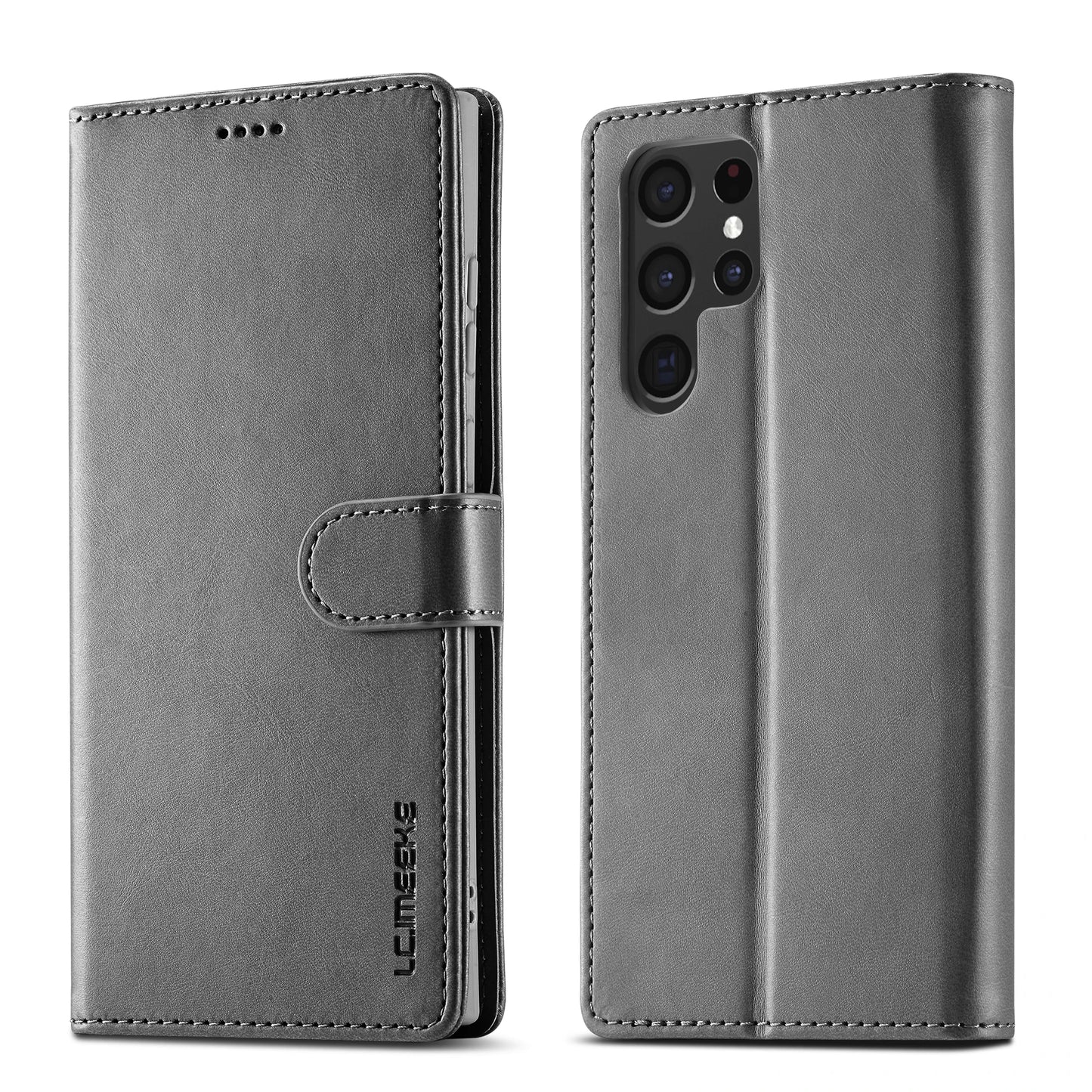 Business Leather Case for Samsung Galaxy S26 S25 Ultra S24 S23 FE S22 S21 S20 S10 Plus Note 20 + Flip Wallet Card Holder Cover
