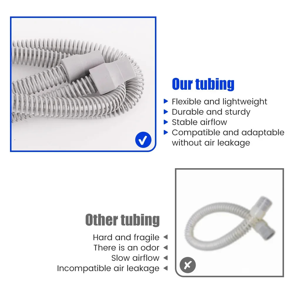 Cpap Hose and CPAP Hose Tube Hook & Hose Brush Keep Cpap Supplies Set Clean Tidy - Tube Holder Tube Flexible Cleaner Brush