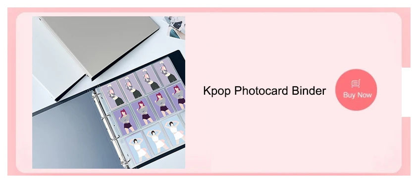 A4 Binder Photocards Holder Kpop Photo Card Page 2/3/4/9/10 Pocket Sleeves PVC Free Photo Album Refills 4x6 10x15 Pocket Sleeves