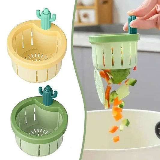 Cactus Kitchen Sink Drain Strainer Easy Cleaning Sink Drain Basket Food Waste Catcher for Kitchen Tools