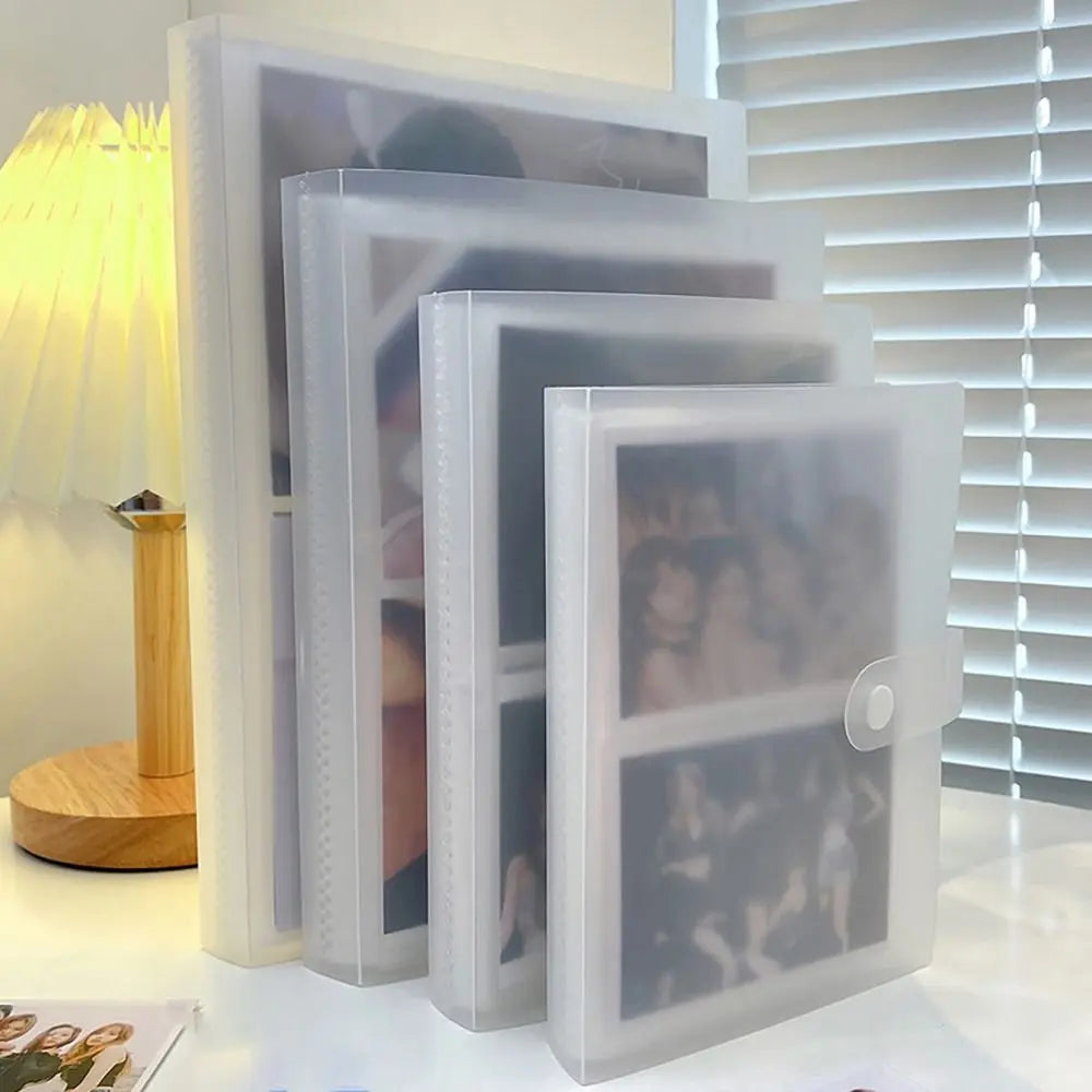New Collect Book Photo Album 80/160 Slots PVC Picture Card Holder Transparent 3/4/5/6 Inch Photocard Holder Idol Star
