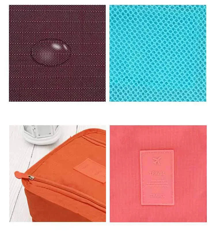 Portable Shoe Bags Travel Holds Multifunction Waterproof Folding Storage High Capacity Shoe Pouch Organizer