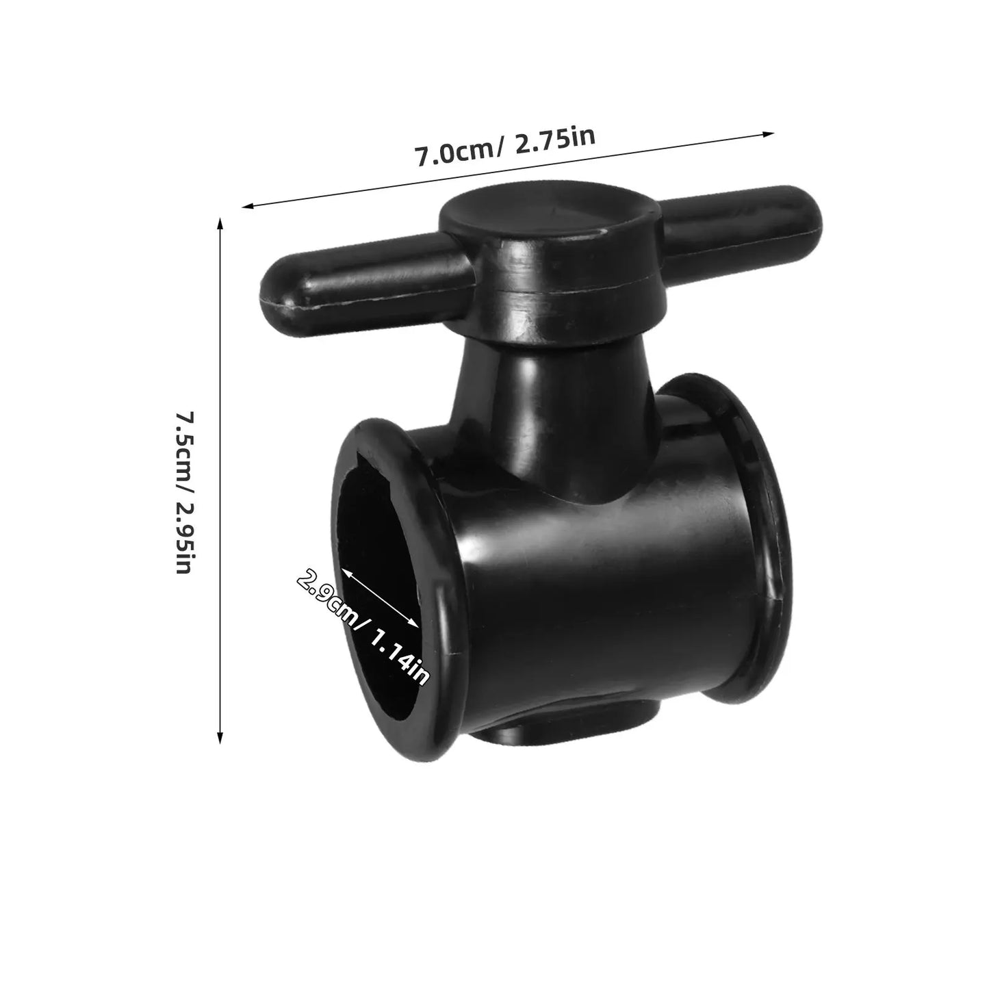 Patio Umbrella Pole Plug Connector 29Mm Joint Screw Replacement Outdoor Garden Parasol Pool Beach Porch Deck Umbrella Repair