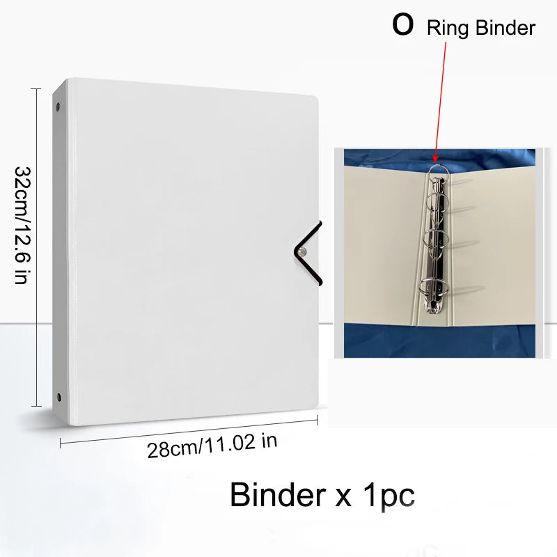 A4 Binder Photocards Holder Kpop Photo Card Page 2/3/4/9/10 Pocket Sleeves PVC Free Photo Album Refills 4x6 10x15 Pocket Sleeves