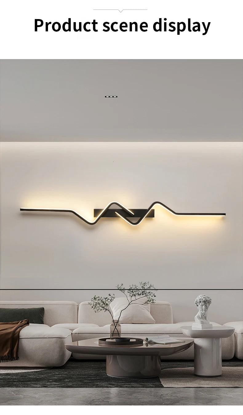 Modern Wall Light Long Decorative Lights Nordic Living Room lights For Wall Corridor Ceiling Light Home Decor Lighting Fixtures