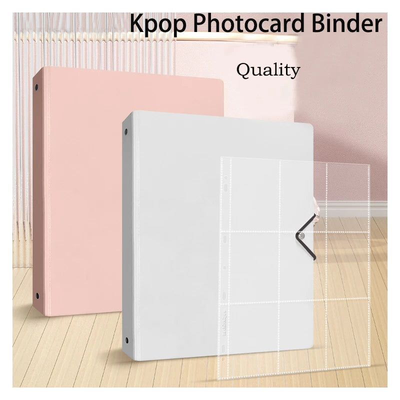 A4 Binder Photocards Holder Kpop Photo Card Page 2/3/4/9/10 Pocket Sleeves PVC Free Photo Album Refills 4x6 10x15 Pocket Sleeves