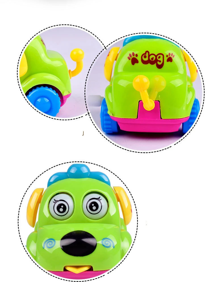 New Clockwork Toy Cartoon Winding Creative Cute Chain up car Small Animal Gift