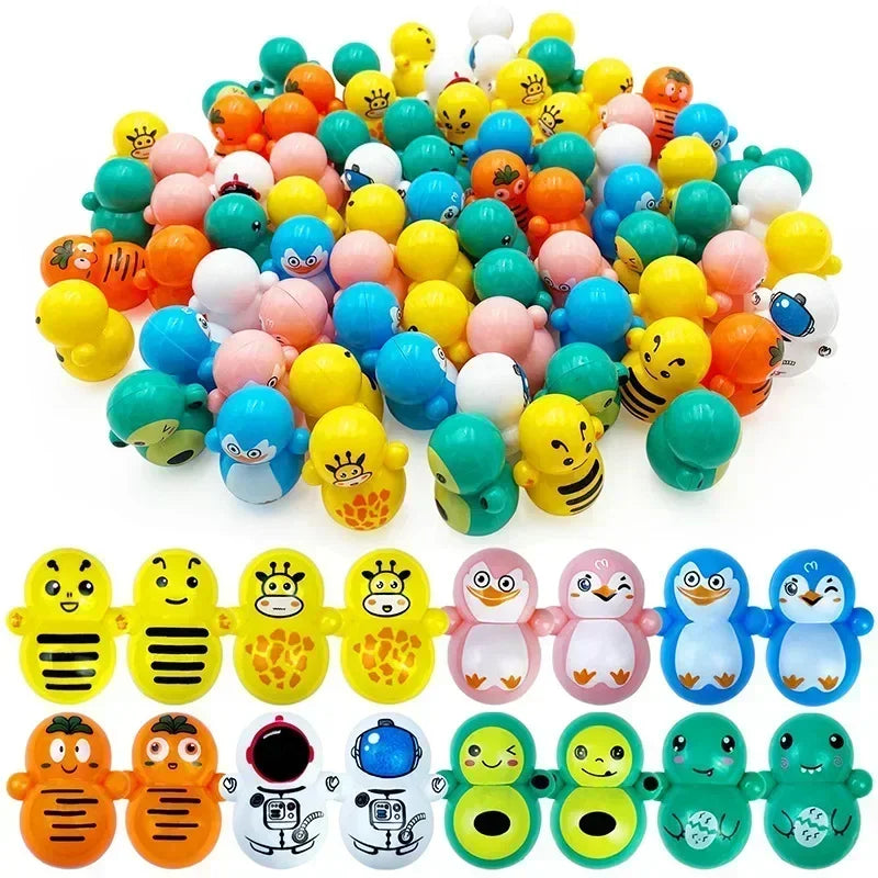 120/206Pcs Kids Birthday Pinata Toys Snap Bracelets Push Bubble Fidget Toys Carnival Prize Pinata Filler Bulk Toys Kids Gifts