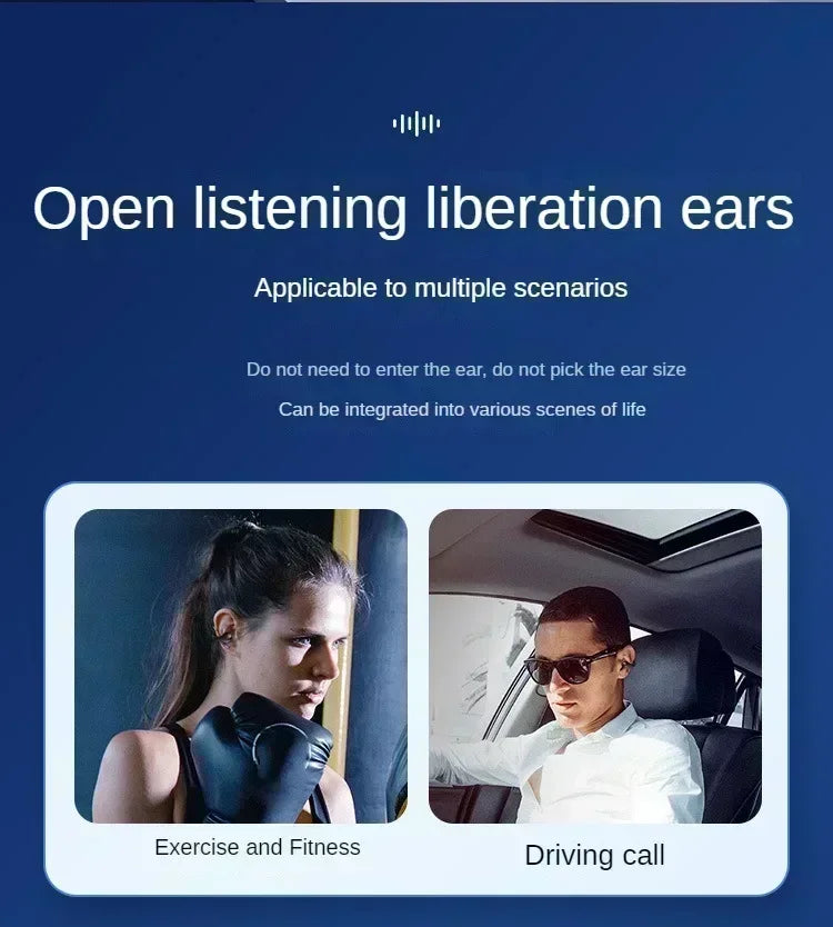 Brand new original T75 bone conduction wireless Bluetooth 5.3 headphones sports HiFi sound quality headphones