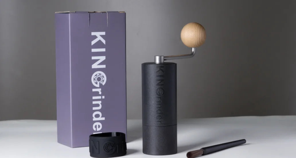 KINGrinder P0/P2 Lightweight Manual Hand Coffee Grinder for Moka pot Drip with Assembly Consistency Stainless Steel burr
