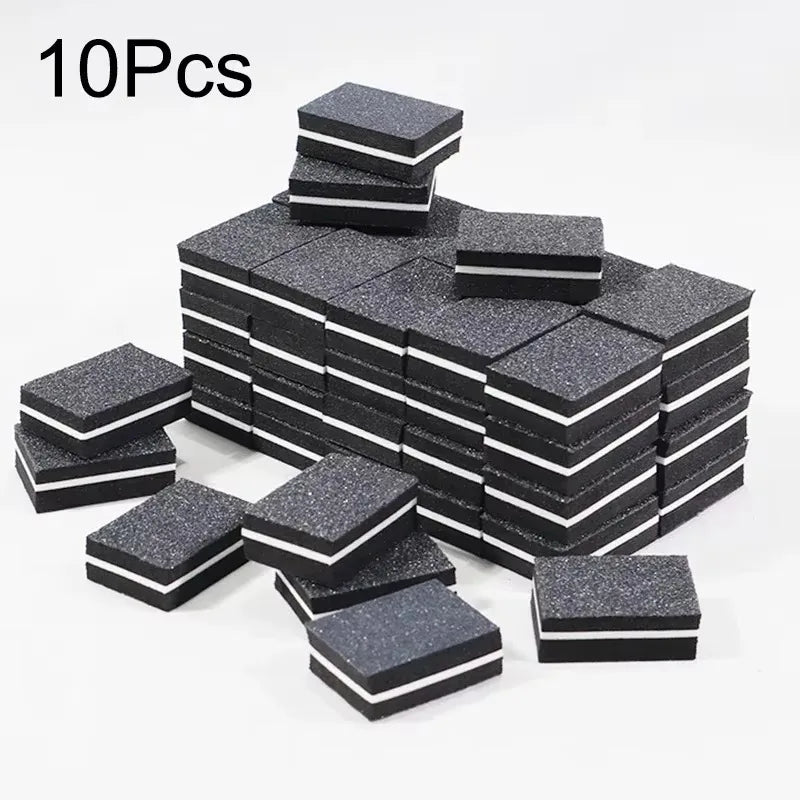 10-100psc Mini Buffing Sanding Files Block Pedicure Care Nail Art Buffer Polish Manicure Pedicure Nail File Tools Nail Charm new