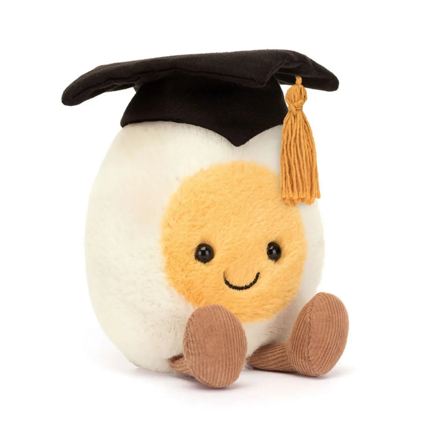 1PC Lovely Soft Boiled Doctor Fashion Creative Pet Toys Lovely Smile Happy Doll Pet Supplies Home Decoration Holiday Kids Gift