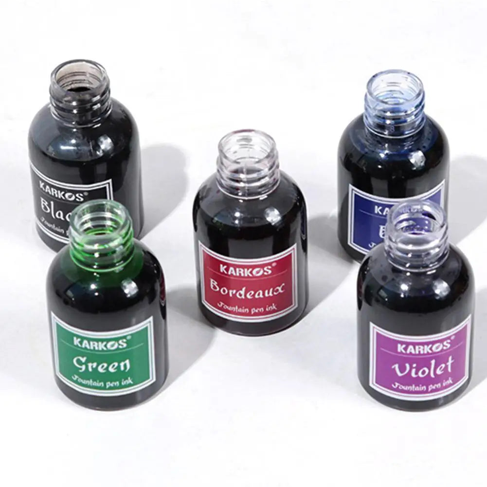 30MlL Pure Colorful Fountain Pen Ink Universal Refill Ink Stationery School Brand New Product Peace And Happiness
